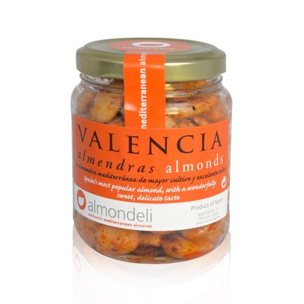Valencia Mandeln mit scharfer Paprika 