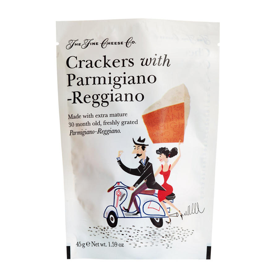 Crackers with Parmigiano Reggiano 